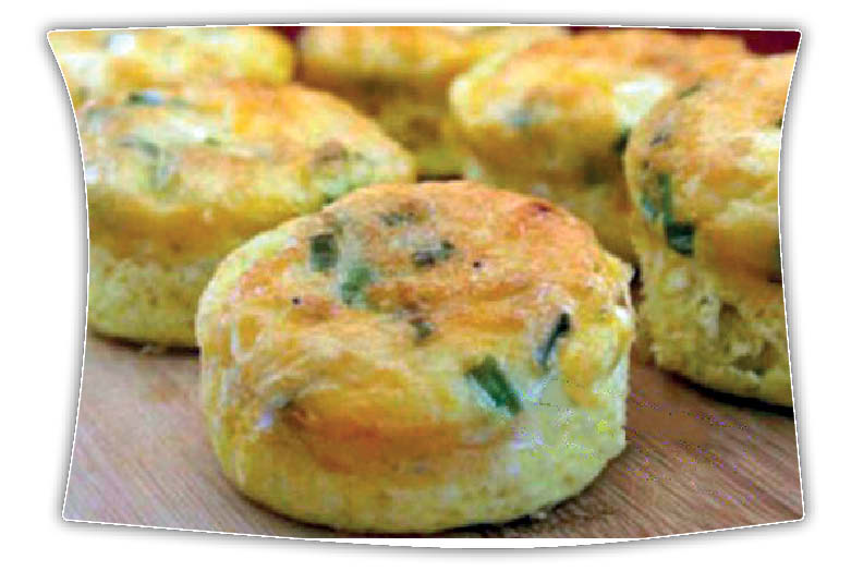 مافین کدو سبز و بروکلی